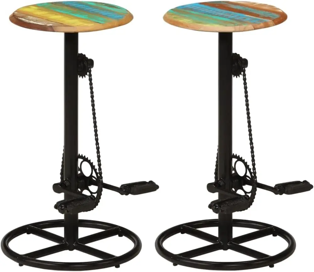 Bar Chairs 2 pcs,Kitchen Count - Home Bar Stools ulasan dan harga