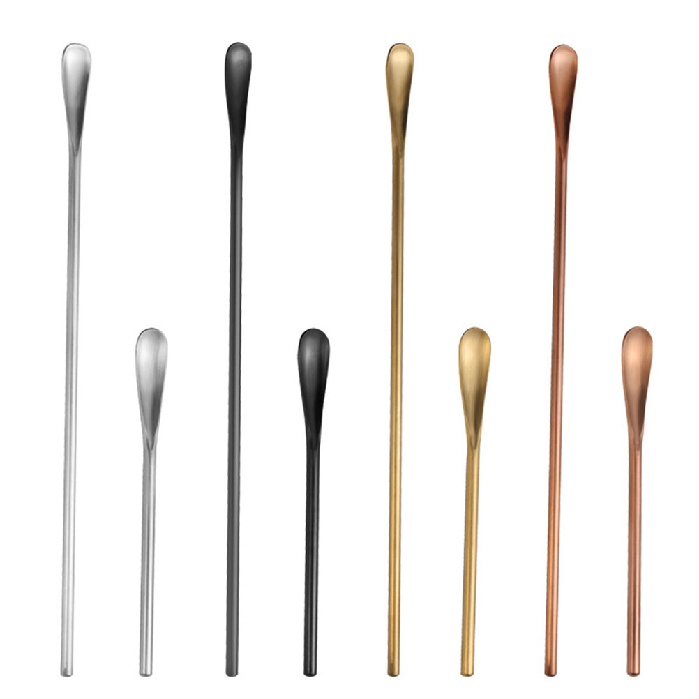 2Pcs Stainless Steel Cocktail  - Bar Spoon Twisted ulasan dan harga