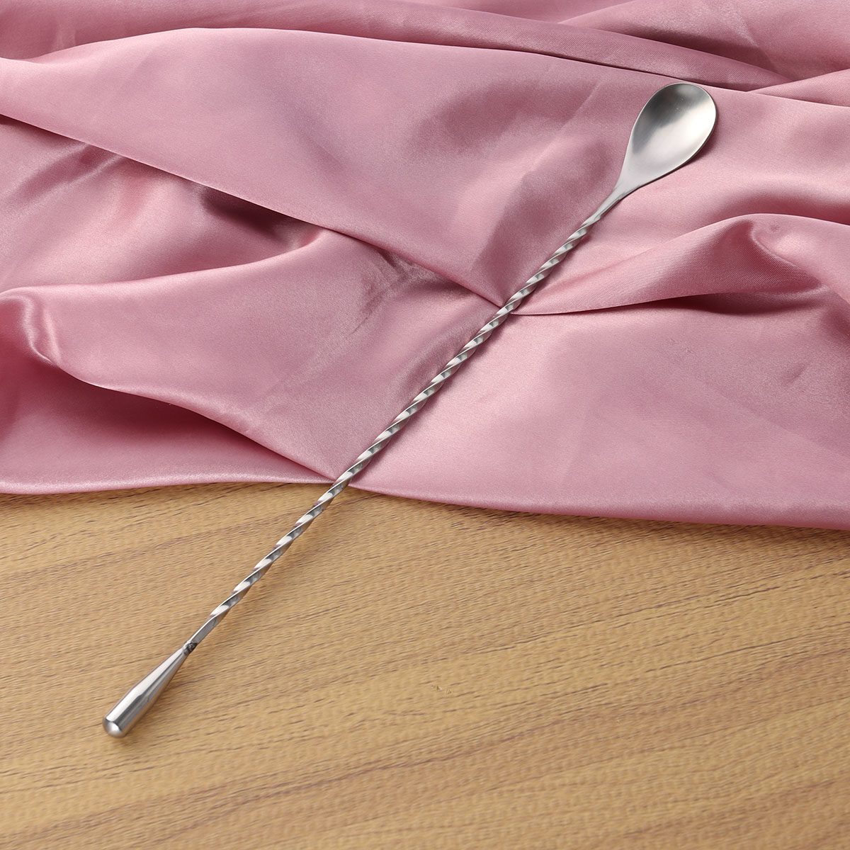 304 Stainless Steel Twisted Ba - Bar Spoon Twisted ulasan dan harga