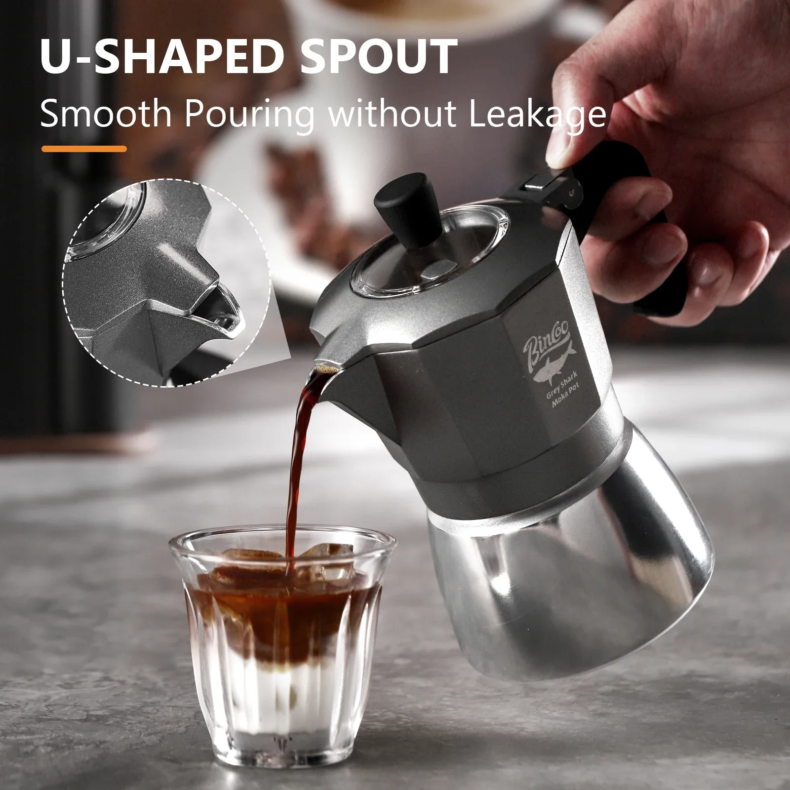 Bincoo 2 Cups Double Valve Mok - Home Barista ulasan dan harga