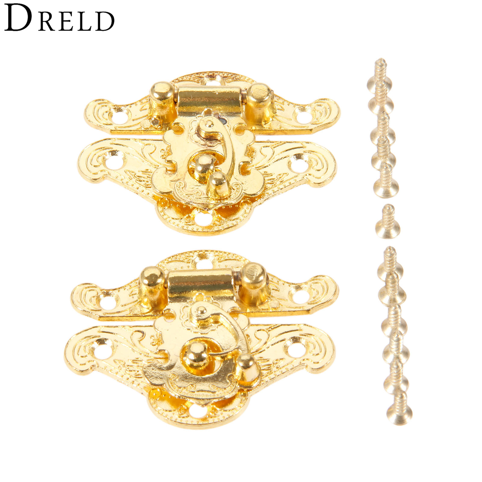 DRELD 2Pcs Antique Gold Box La - Bar Cart Gold ulasan dan harga