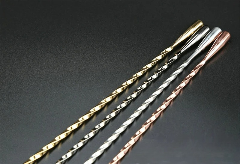 50cm Cocktail Bar Spoon 304 St - Bar Spoon Twisted ulasan dan harga