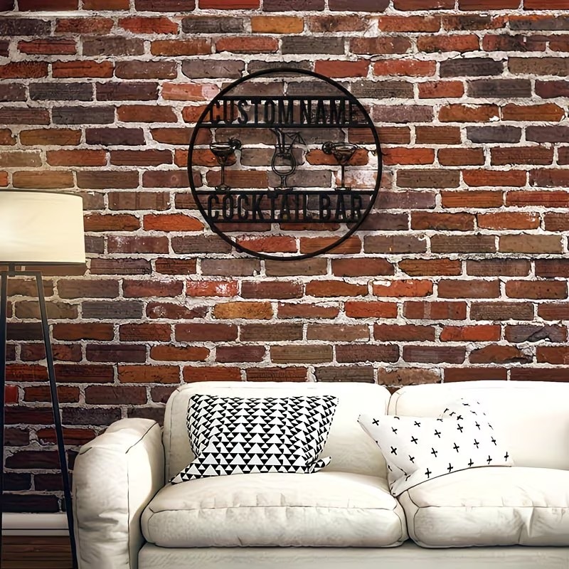 Custom Name Cocktail Bar Sign, - Home Bar Cafe ulasan dan harga