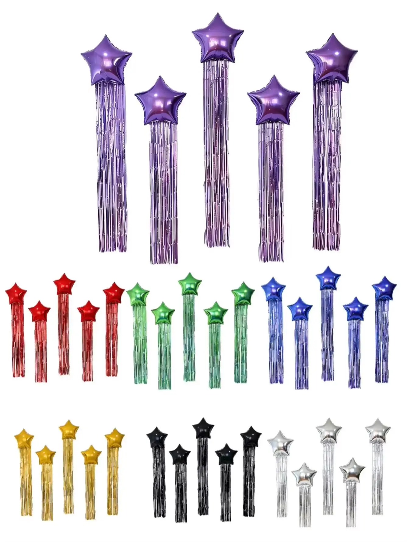 6Pcs18inch Five Pointed Star B - Home Bargains ulasan dan harga