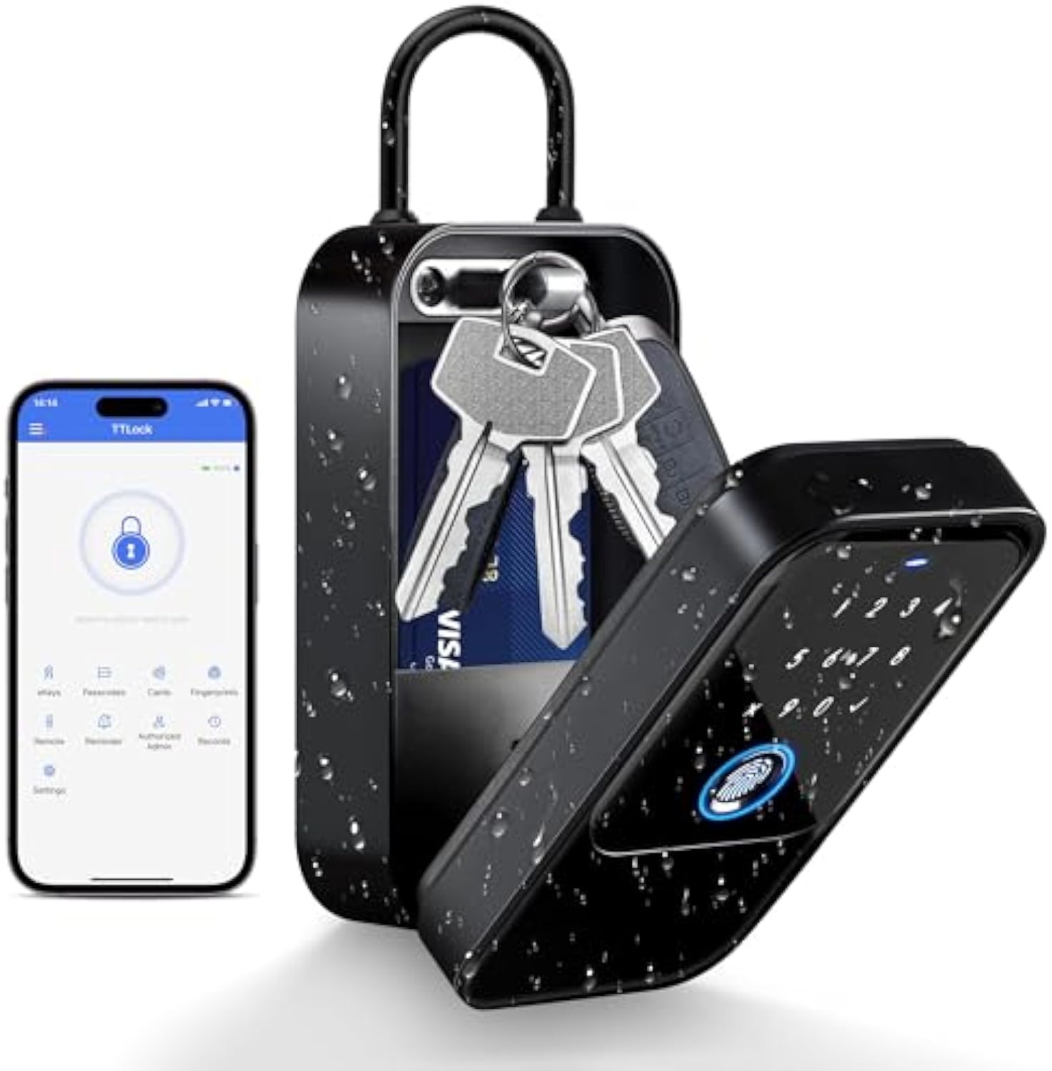 TTlock Smartkey Lock Box Home  - Home Bargains ulasan dan harga
