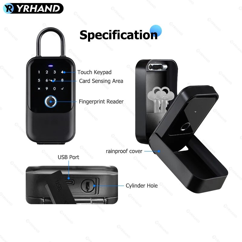 TTlock Smartkey Lock Box Home  - Home Bargains ulasan dan harga