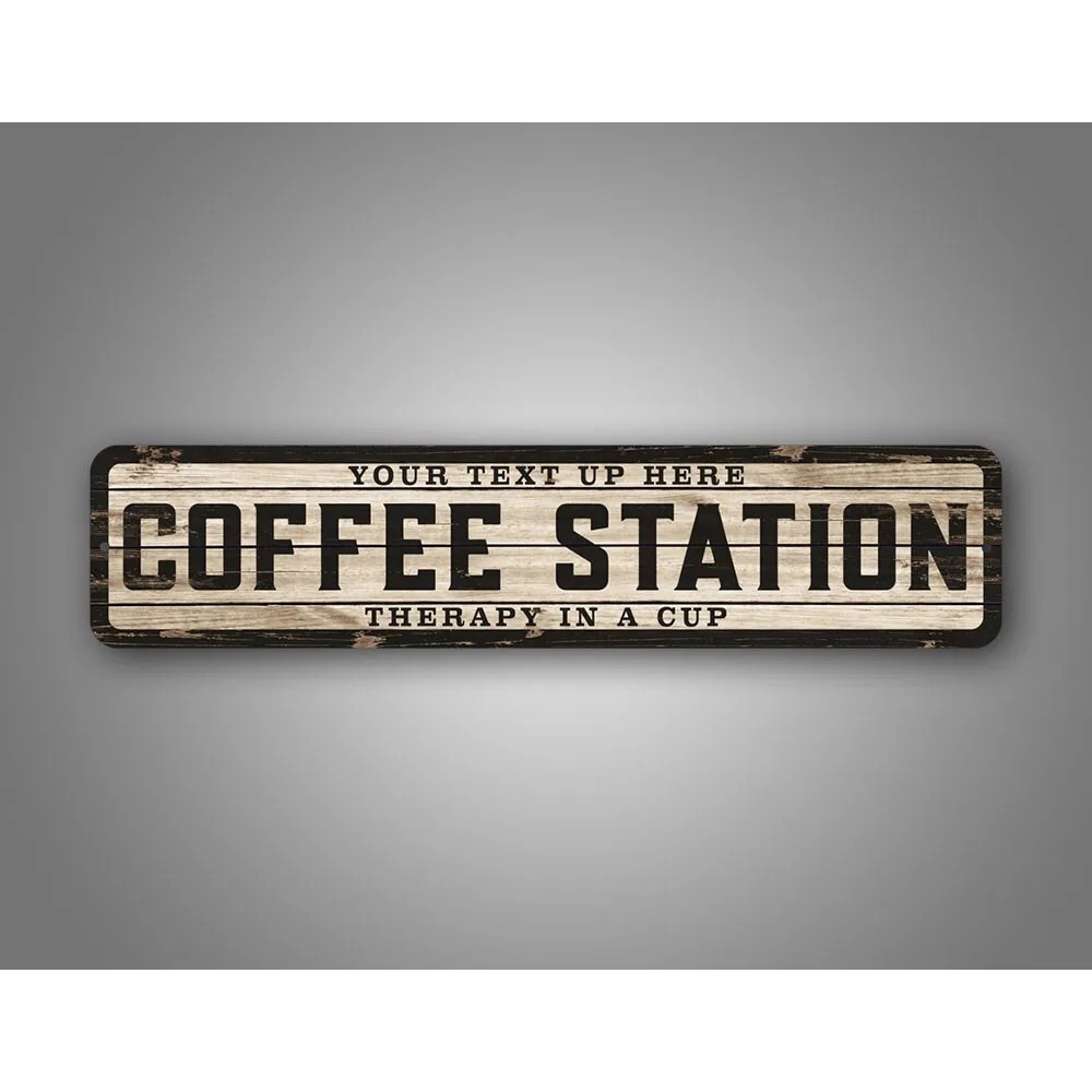 Custom Text Logo Weathered Woo - Home Bar Cafe ulasan dan harga