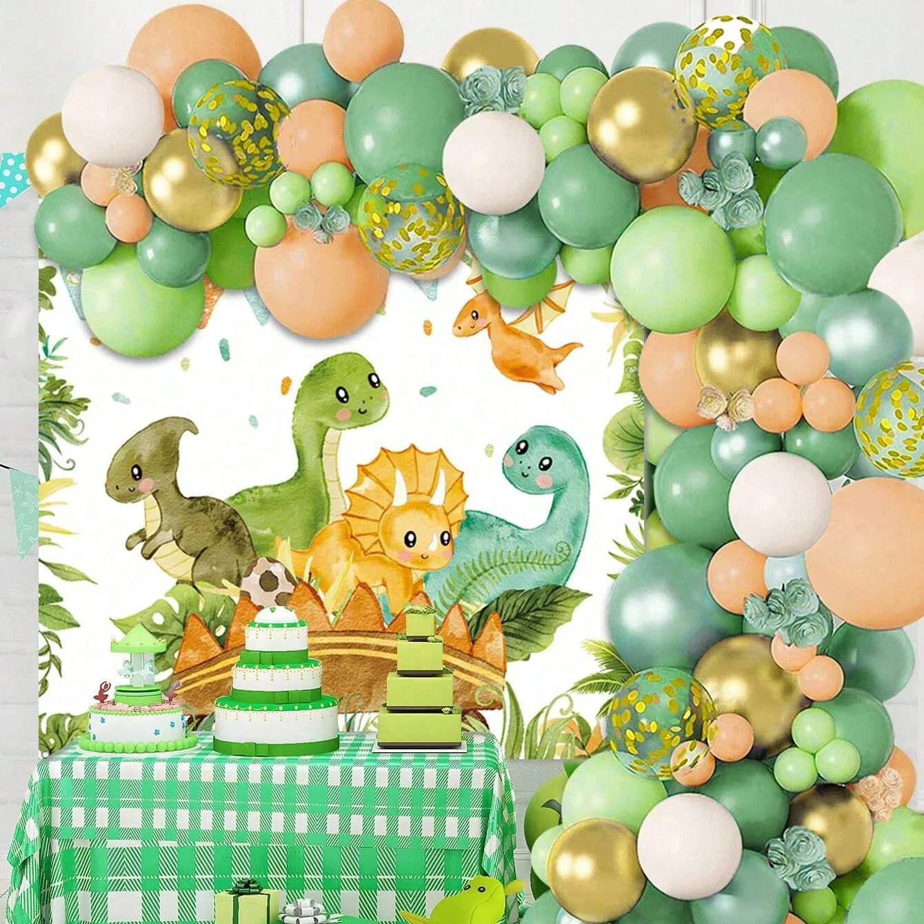Dinosaur Balloon Set Arch for  - Home Bargains ulasan dan harga