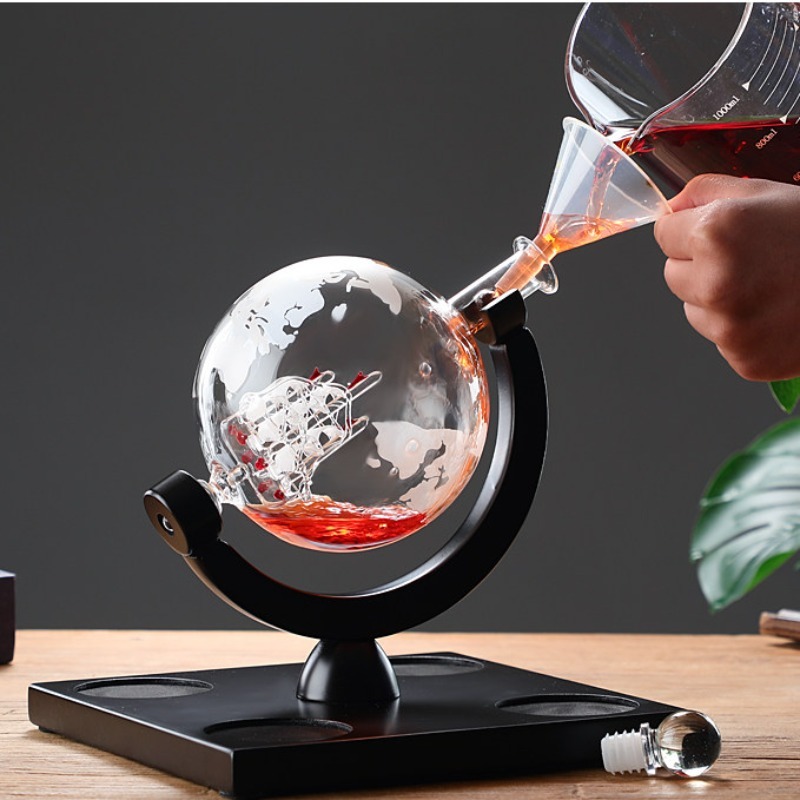Decorative Globe Wine Decanter - Decanter Globe Set ulasan dan harga