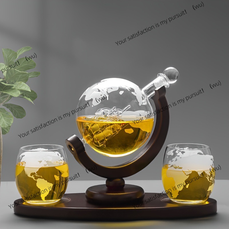 Whiskey Decanter Globe Set wit - Decanter Globe Set ulasan dan harga