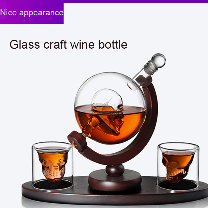 Skull Globe Whiskey Decanter S - Decanter Globe Set ulasan dan harga